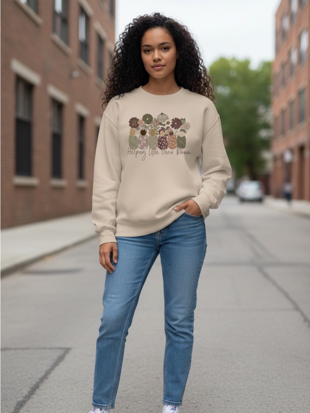 Labor & Delivery, NICU and mother baby nurse sweatshirt Size medium NEW